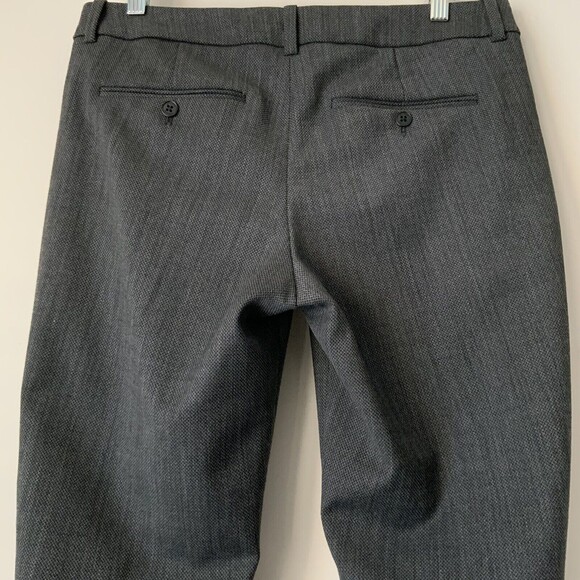 Zadig & Voltaire Trouser Women Size 40 US L Gray Posh Fringe Ankle Button Fly - Picture 8 of 14